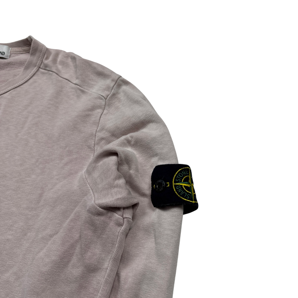 Stone Island 2016 Pink Crewneck Sweatshirt - Large