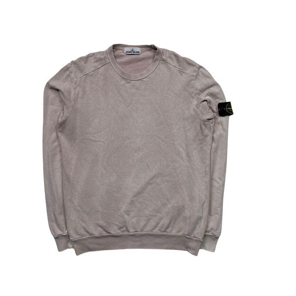 Stone Island 2016 Pink Crewneck Sweatshirt - Large