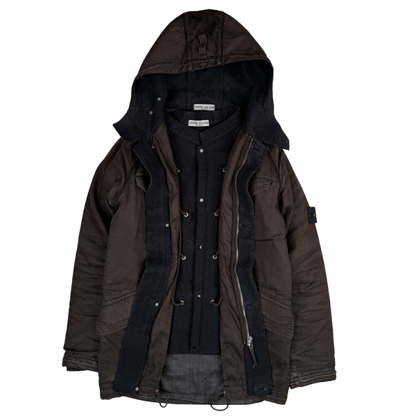 Stone Island Vintage 2006 Brown Dutch Rope Jacket - Small