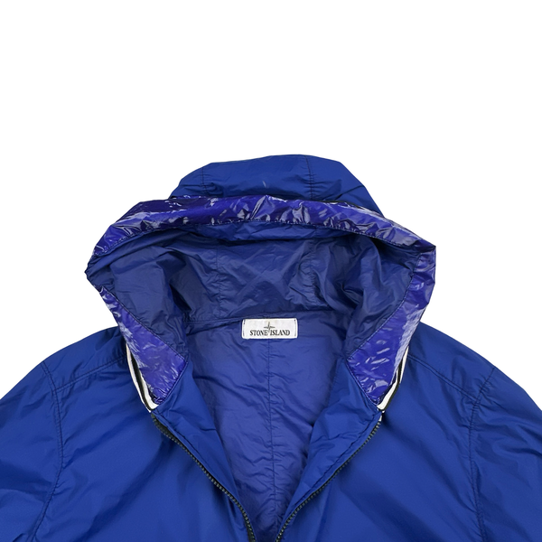 Stone Island 2022 Blue Nylon Skin Touch TC Jacket - Medium