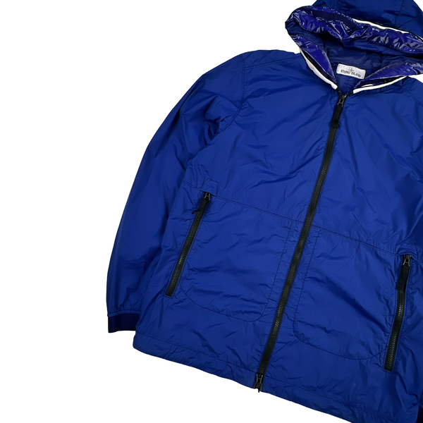 Stone Island 2022 Blue Nylon Skin Touch TC Jacket - Medium