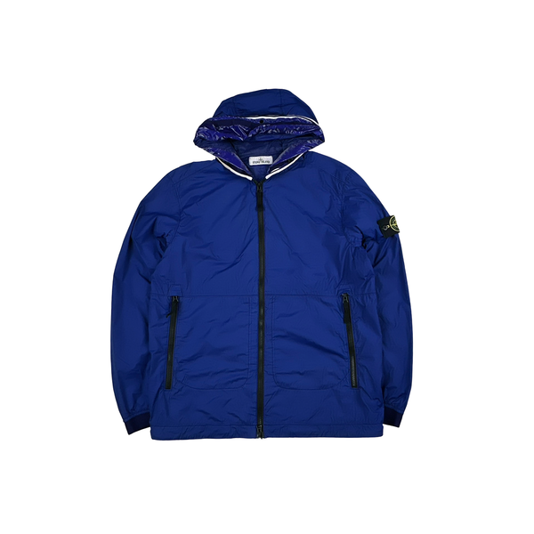 Stone Island 2022 Blue Nylon Skin Touch TC Jacket - Medium