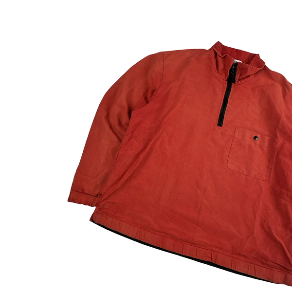 Stone Island Vintage 2004 Red Quarter Zip Pullover - XXL