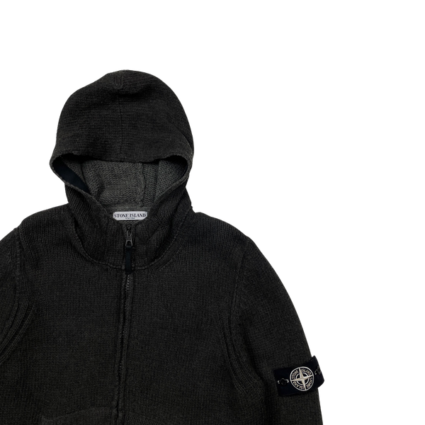 Stone Island 2009 Graphite Hooded Knit - Medium