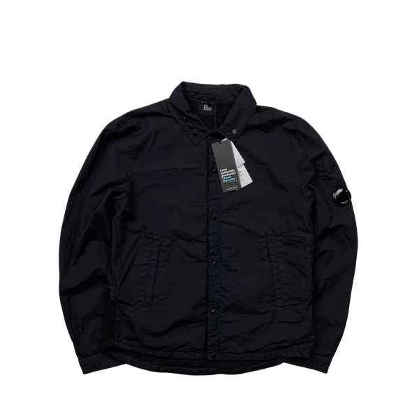 CP Company Navy Taylon P Nylon Overshirt - Small