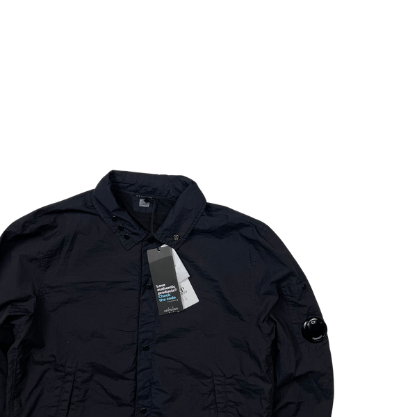 CP Company Navy Taylon P Nylon Overshirt - Small