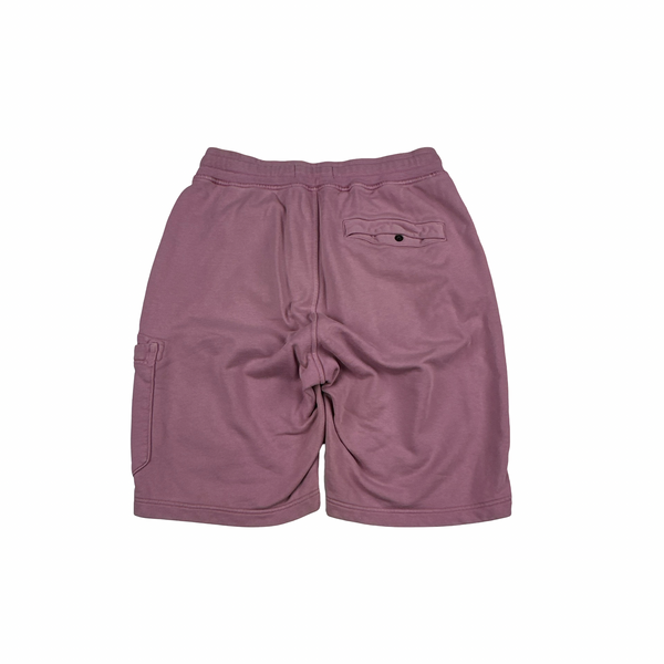 Stone Island 2022 Pink Cotton Shorts - Small