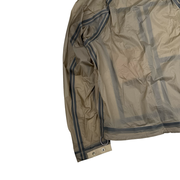 Ten C  Beige Wind Combo Bonded Hooded Jacket/Shirt- XL (52)