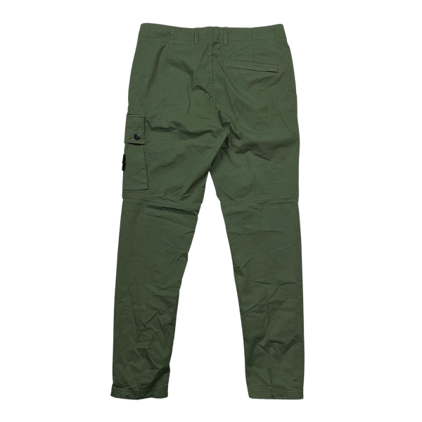 Stone Island Green 2023 Slim Fit Cargo Trousers - 33