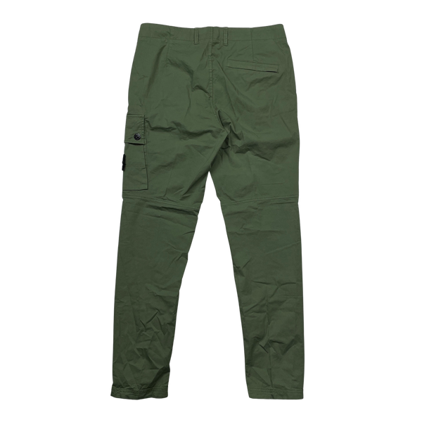 Stone Island Green 2023 Slim Fit Cargo Trousers - 33"
