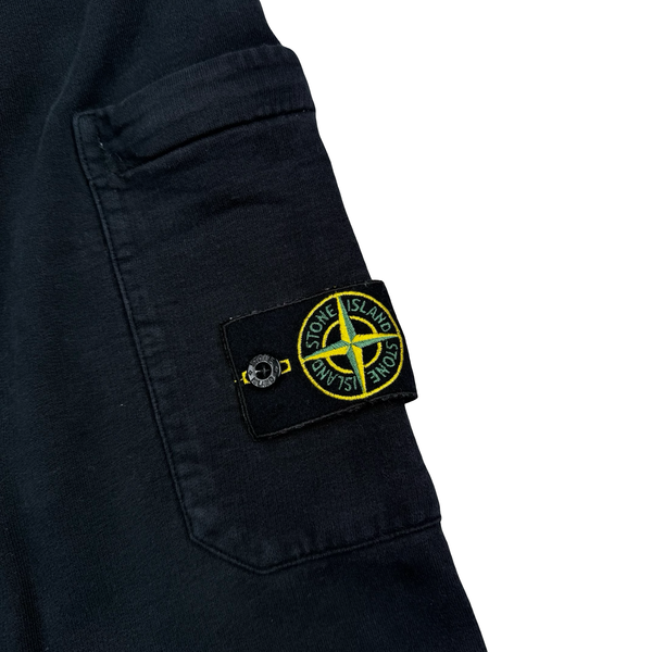 Stone Island 2017 Black Cotton Joggers - XL