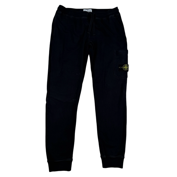 Stone Island 2017 Black Cotton Joggers - XL