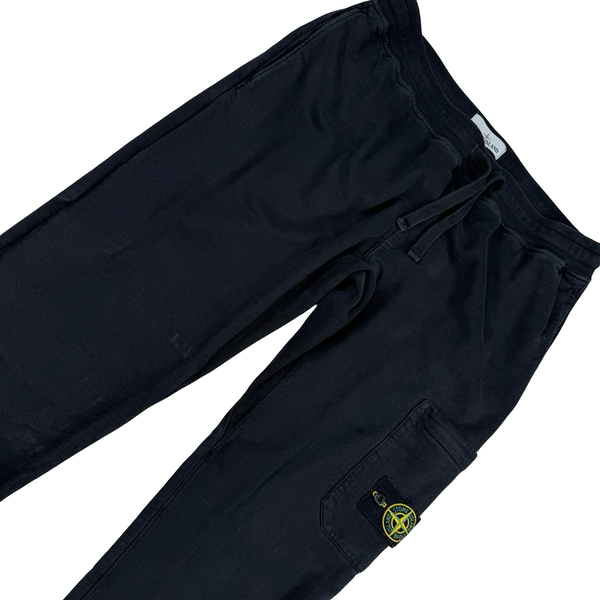 Stone Island 2017 Black Cotton Joggers - XL