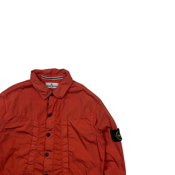 Stone Island 2012 Orange Hydrophobic Overshirt - Medium