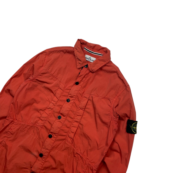 Stone Island 2012 Orange Hydrophobic Overshirt - Medium
