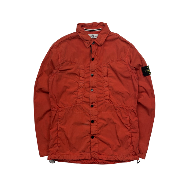 Stone Island 2012 Orange Hydrophobic Overshirt - Medium