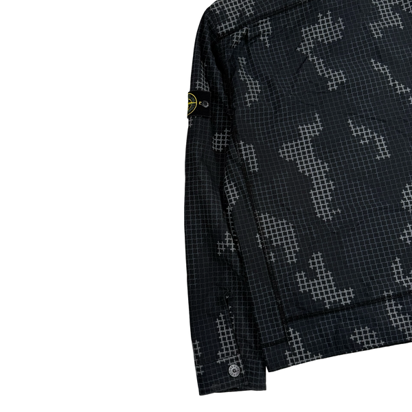 Stone Island 2017 Digital Camo Cotton Button up Overshirt  - Large