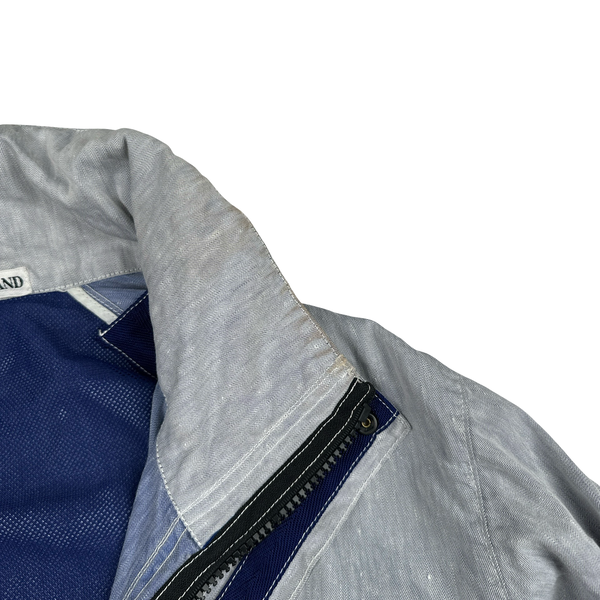 Stone Island 2011 Blue Lino Zipped Jacket - XL