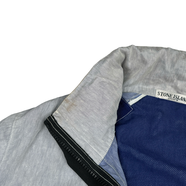 Stone Island 2011 Blue Lino Zipped Jacket - XL