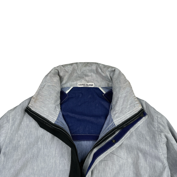 Stone Island 2011 Blue Lino Zipped Jacket - XL