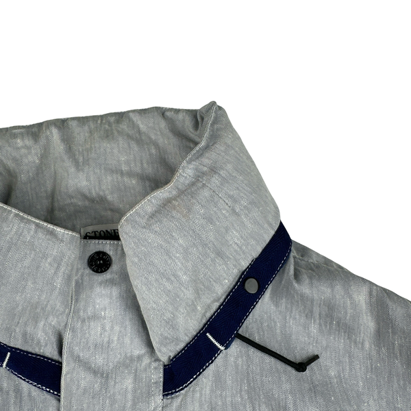 Stone Island 2011 Blue Lino Zipped Jacket - XL