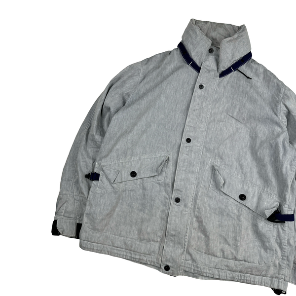 Stone Island 2011 Blue Lino Zipped Jacket - XL