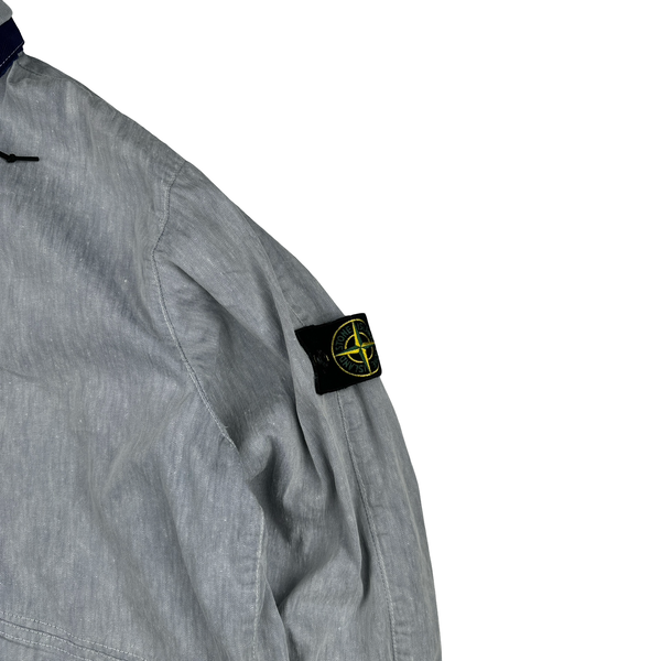 Stone Island 2011 Blue Lino Zipped Jacket - XL