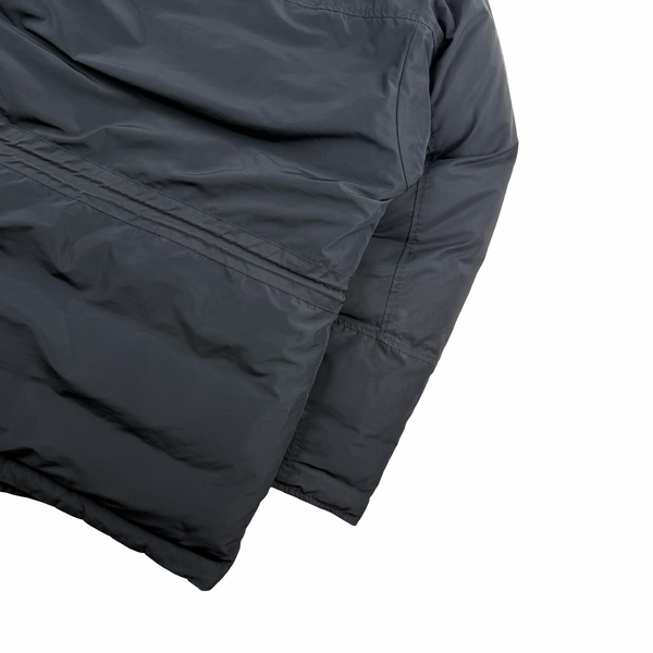 Stone Island 2020 Black Down Filled Micro Reps Jacket - Medium