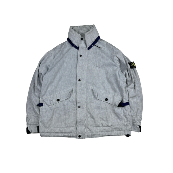 Stone Island 2011 Blue Lino Zipped Jacket - XL