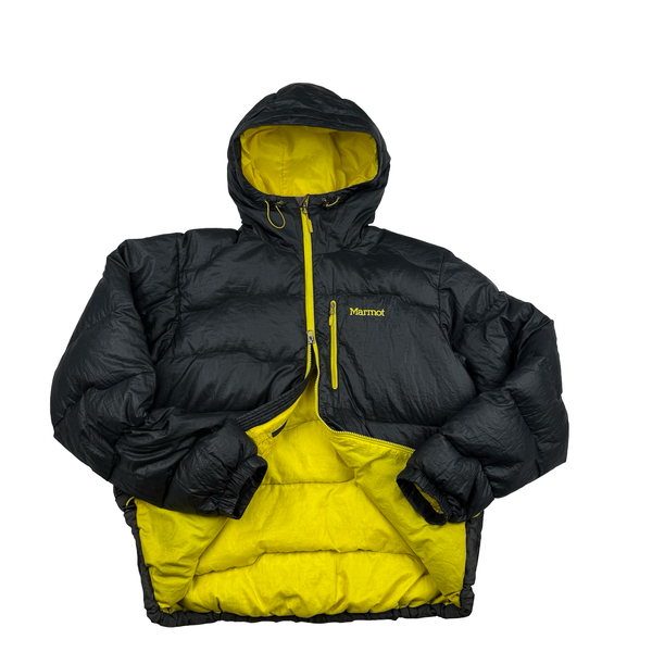 Marmot Black 800 Down Fill Puffer Jacket - Large