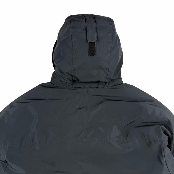 Stone Island 2020 Black Down Filled Micro Reps Jacket - Medium