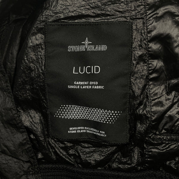 Stone Island Black Lucid Shadow Project Bomber Jacket - Medium