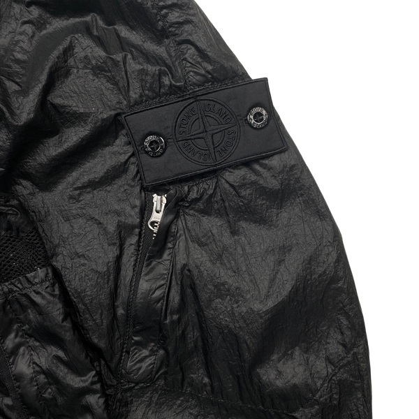 Stone Island Black Lucid Shadow Project Bomber Jacket - Medium