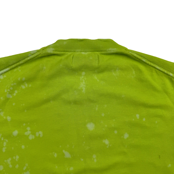 Stone Island 2020 Lime Tie Dye OVD Camo Soft Knit - medium