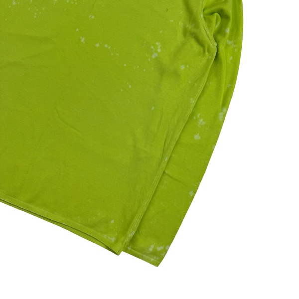 Stone Island 2020 Lime Tie Dye OVD Camo Soft Knit - medium