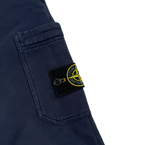 Stone Island Navy Tracksuit Bottoms - Small