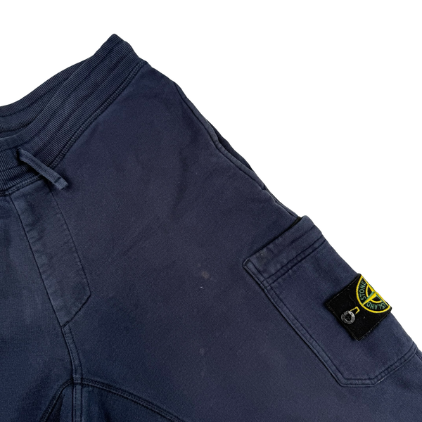 Stone Island Navy Tracksuit Bottoms - Small