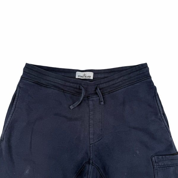 Stone Island Navy Tracksuit Bottoms - Small