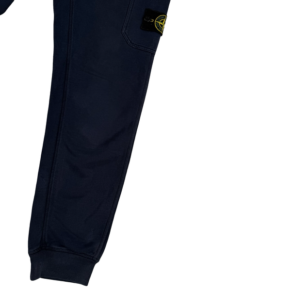 Stone Island Navy Tracksuit Bottoms - Small