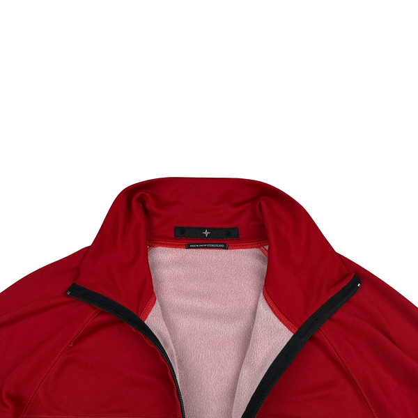 Stone Island 2003 Vintage Denims Red Nylon Track Top - Medium