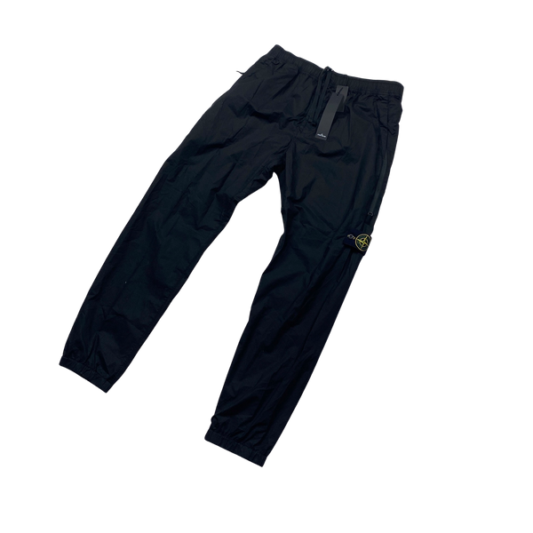 Stone Island Men's Parachute Cotton Cargo Pants in Black