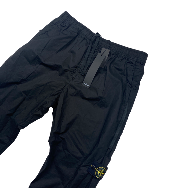 Stone Island 2023 Black Tela Parachute Regular Tapered