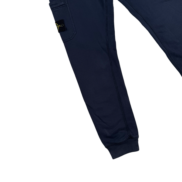 Stone Island Navy Tracksuit Bottoms - Small