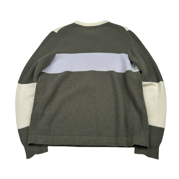 Stone Island 2018 Embroidered Knit Wool Jumper - 3XL