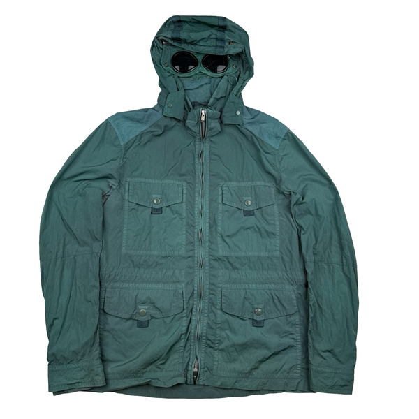 CP Company Jade Nylon Multipocket Goggle Jacket - XXL (54)