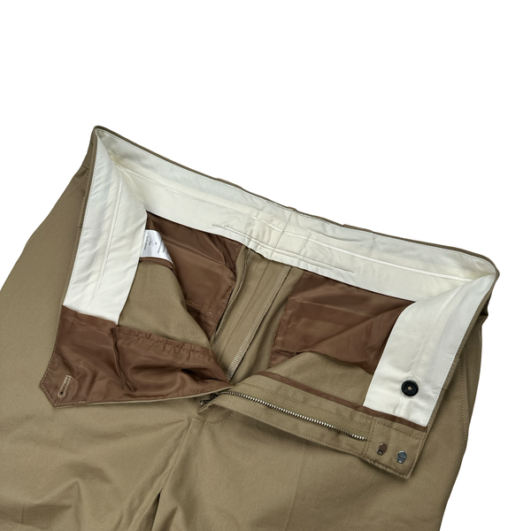 Louis Vuitton Employee Beige Suit Trousers - Medium - Large