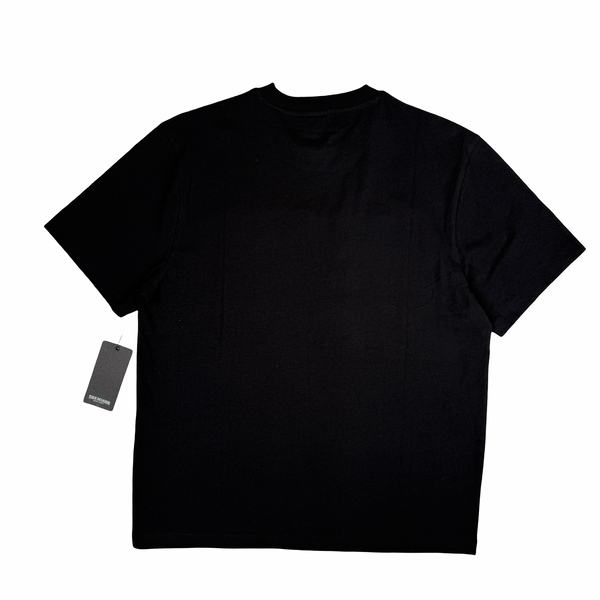 True Religion Black Cotton Graphic T-Shirt - Large
