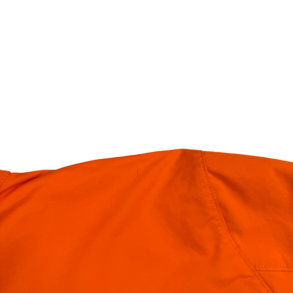 Stone Island 2019 Neon Orange David Fluo Parka Jacket - Large
