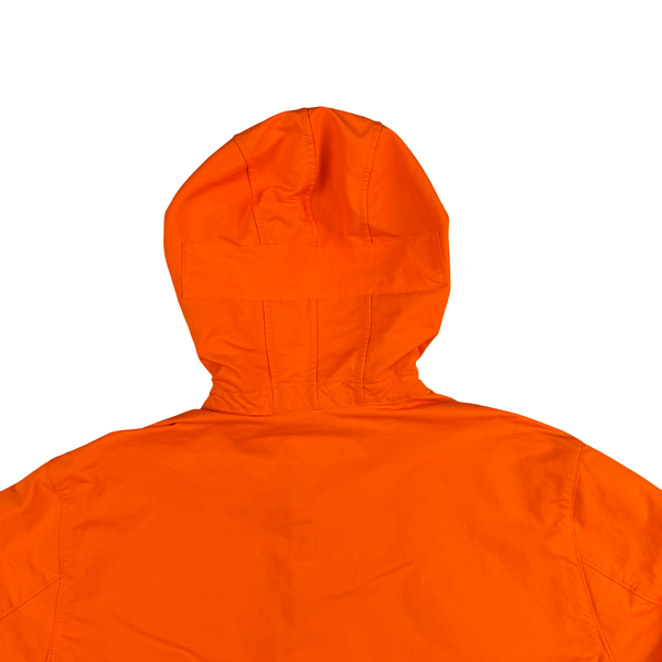 Stone Island 2019 Neon Orange David Fluo Parka Jacket - Large