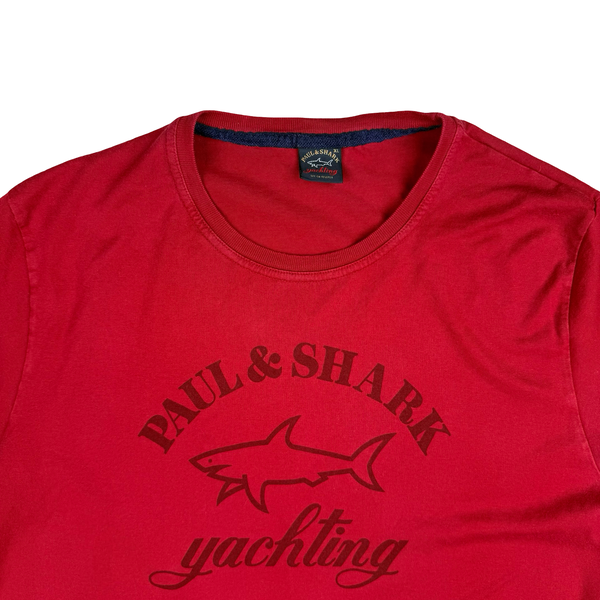 Paul And Shark Red T Shirt - XL